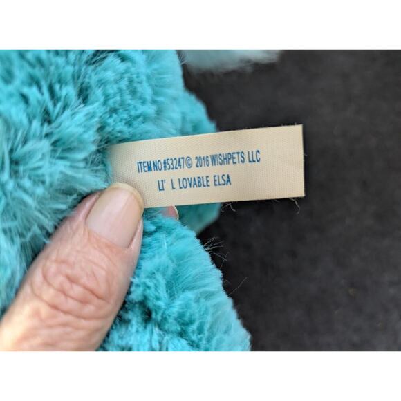 Wishpets Elsa Elephant Blue Soft 18" Plush 2016 Stuffed Animal - Picture 6 of 10